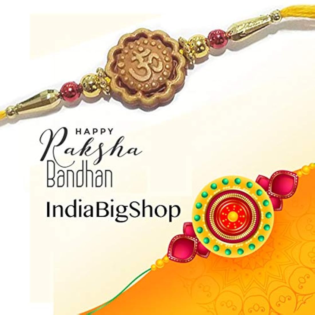 Pulsera Rakhi multidiseño y colores surtidos para hermano