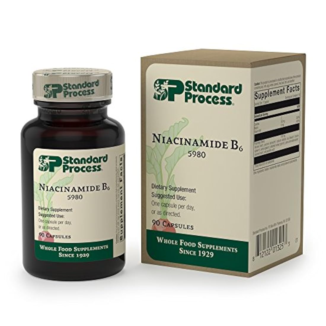 Estándar proceso – Niacinamida B6 – 90 °Cápsulas