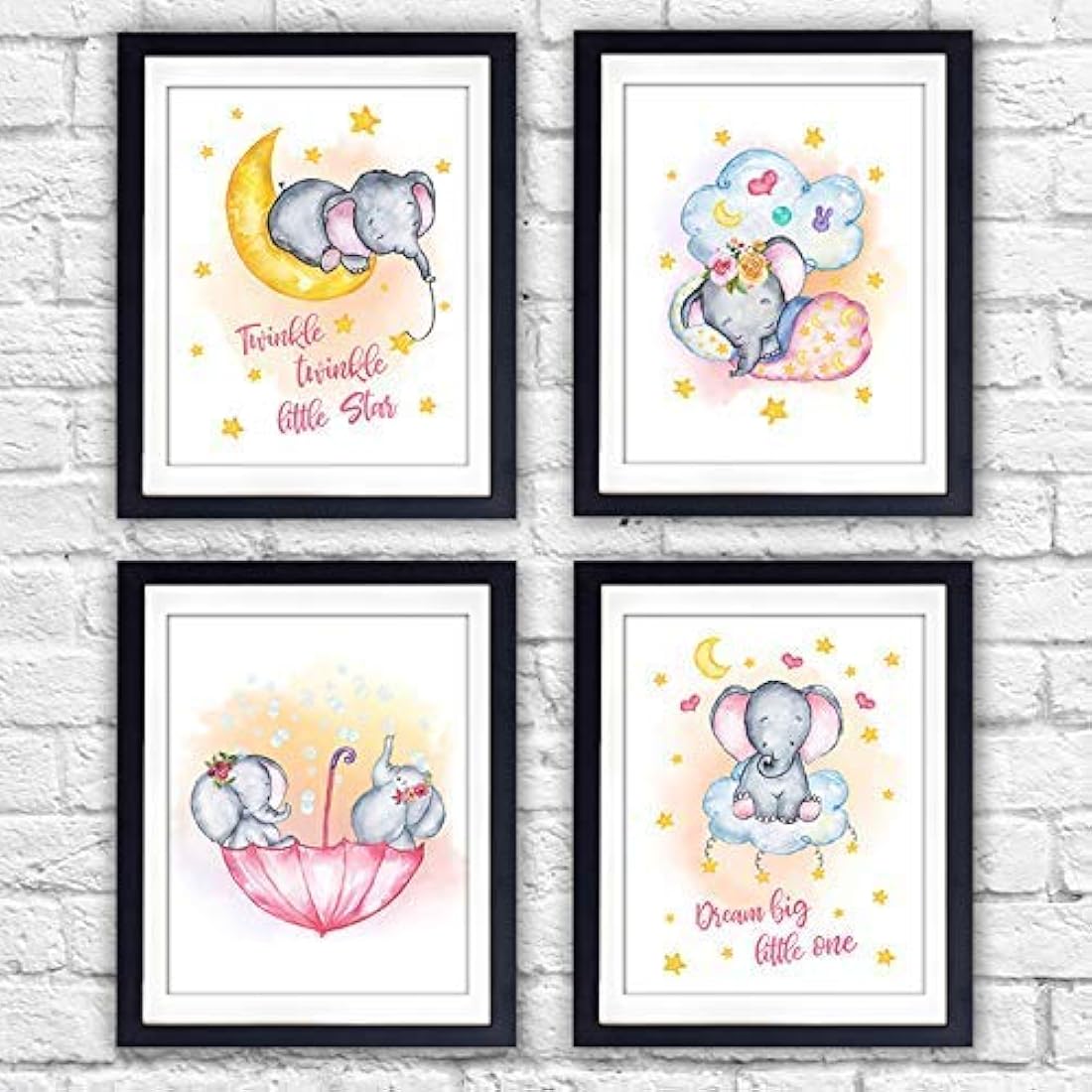 Impresiones para pared (Set de 4) Sin marco, 8x10s