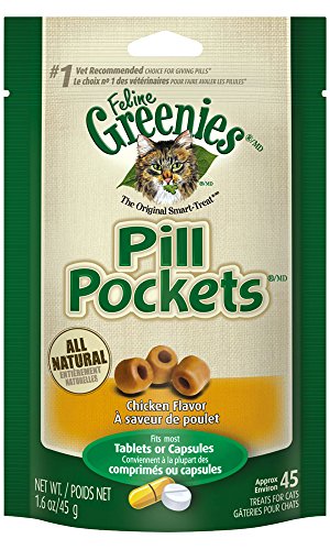 FELINE GREENIES PILL BOLSILLOS Golosinas para gatos