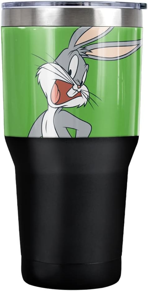 Taza de viaje LOGOVISION Bugs Bunny 30 oz, acero inoxidable
