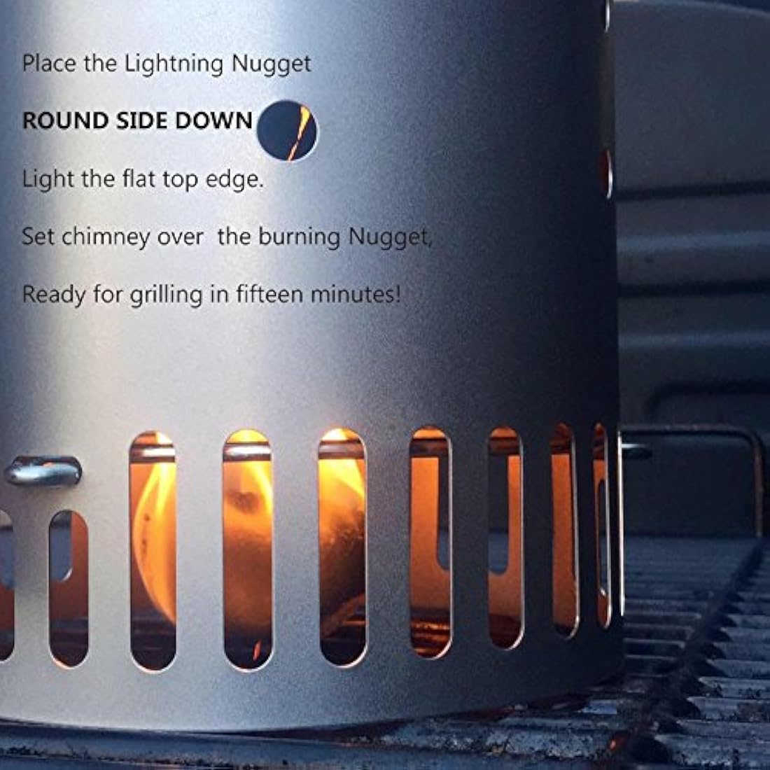 Lightning Nuggets N100SEB Firestarters pepitas para encender