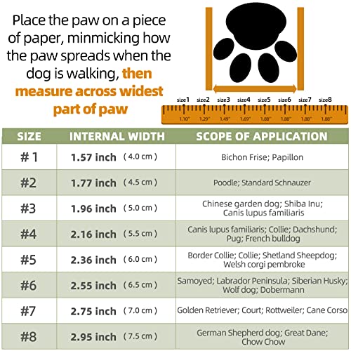 Hcpet - Botas de perro para mascotas, impermeables, transpirables, antideslizantes, 3M, con correa reflectante de tamaño pequeño a grande, 4 unidades