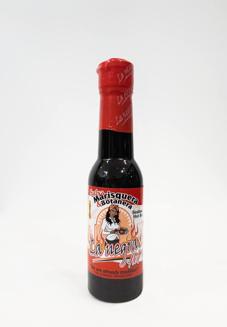 Salsa Marisquera La Negra Hot | Pack de 2 | 5.4 Oz Cada Uno