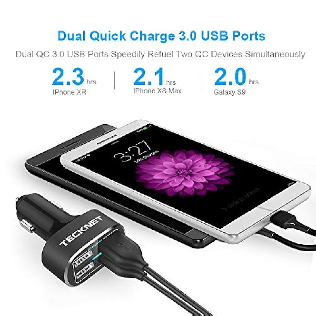 Cargador de coche USB TeckNet PowerDash D2 9.6A/48W TECKNET