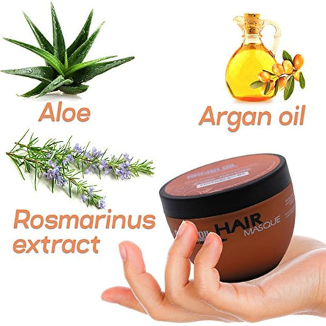 Mascarilla para el cabello de aceite de argán-Acondicionador