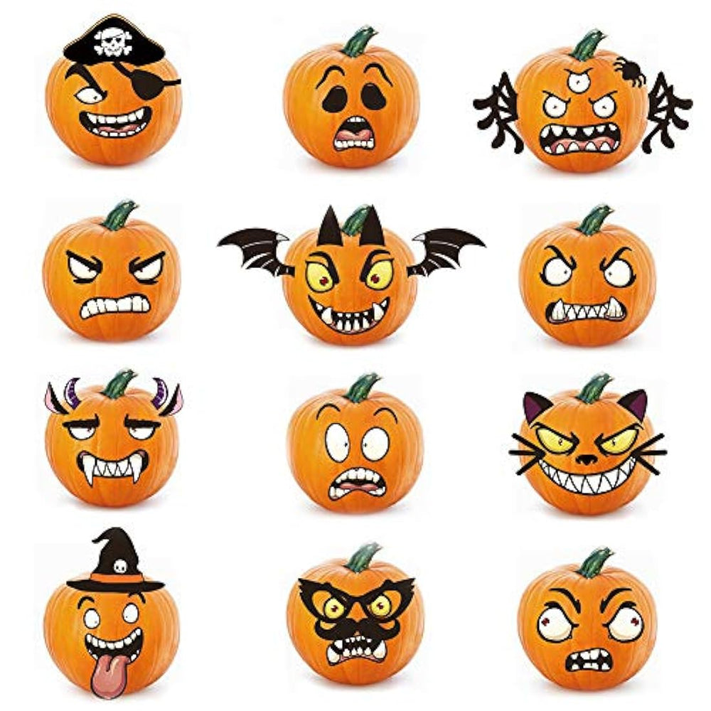 XJF calabaza de Halloween Kit de decoración pegatinas