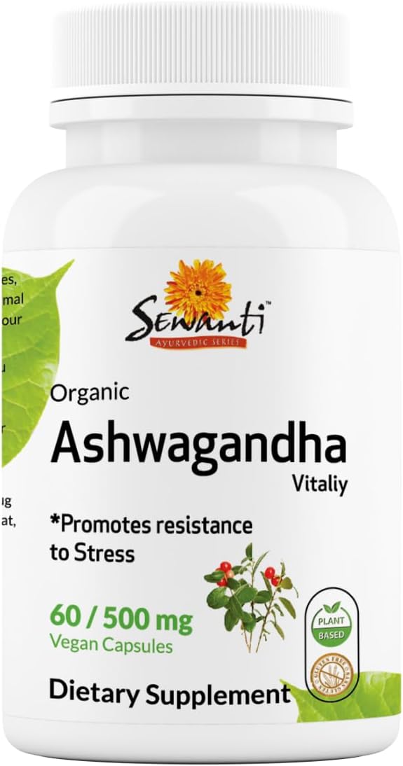 Cápsulas de Ashwagandha Sewanti - Alivio Estrés 500mg 60 Veganas