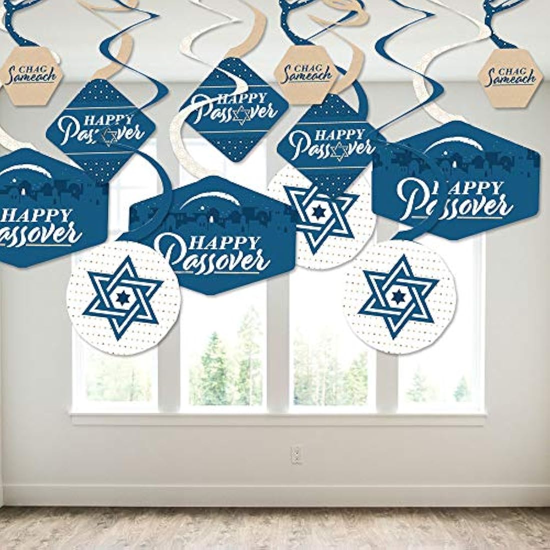 Decoración para fiesta judía – Juego de 40