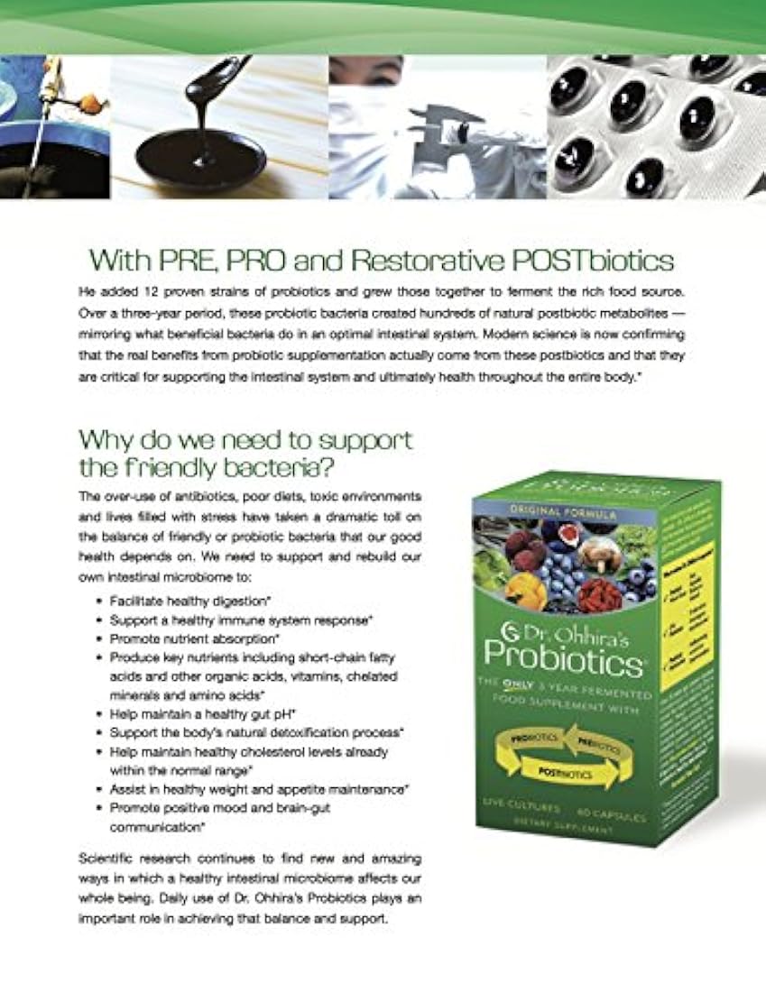 Essential Formulas Fórmula original de probióticos Dr Ohhira