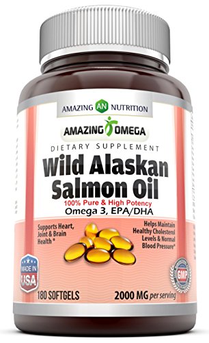 Increíble aceite de salmón salvaje de Alaska Omega