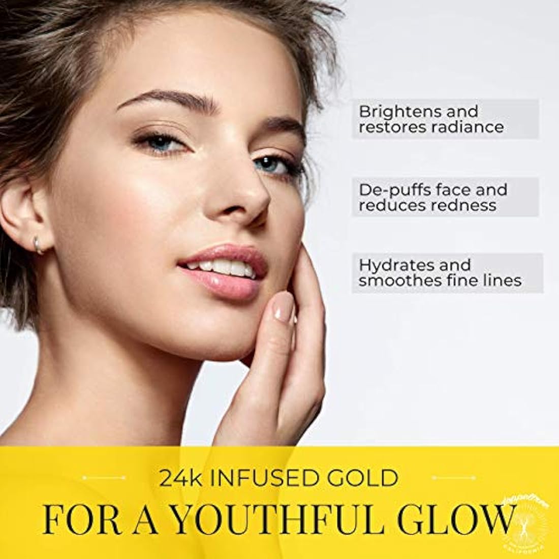 Máscara facial Gold - Máscara facial de hidrogel premium