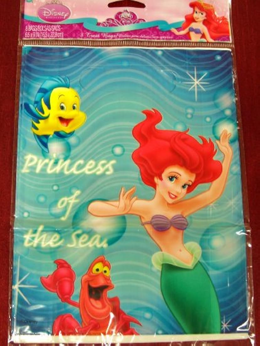 bolsas de dulces de fiesta de la Sirenita