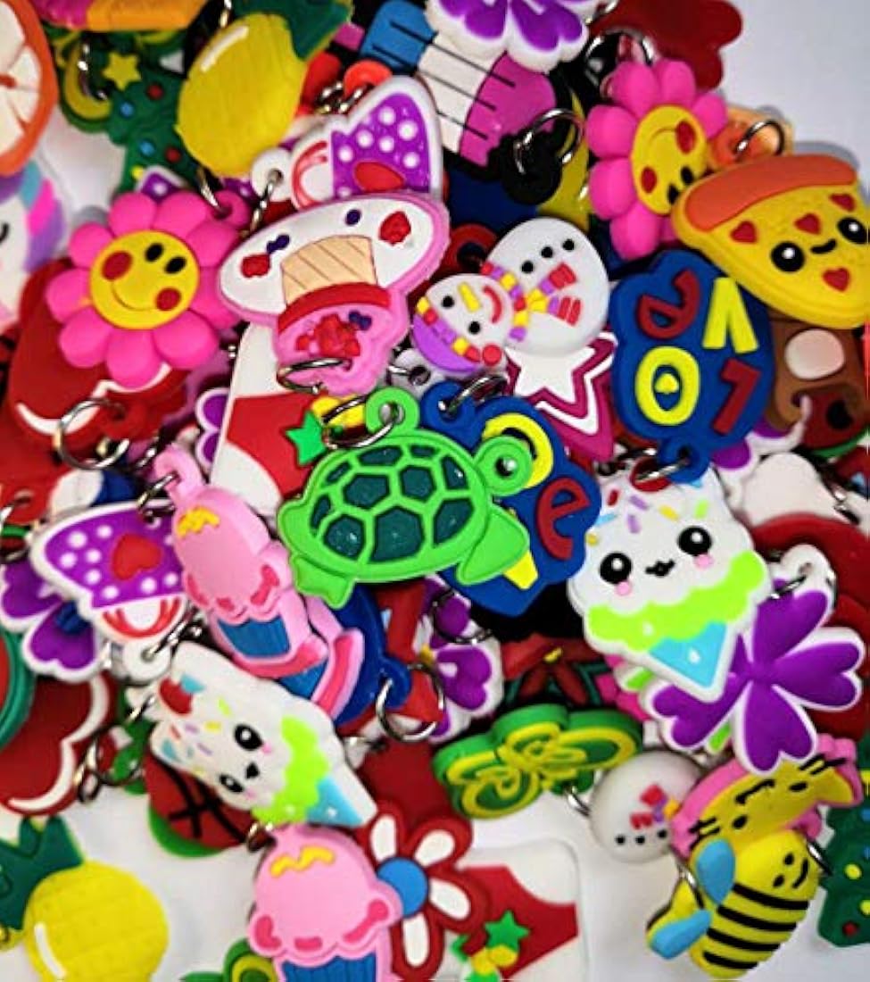 Dijes y Medallas Abalorio de silicona con correa de telar