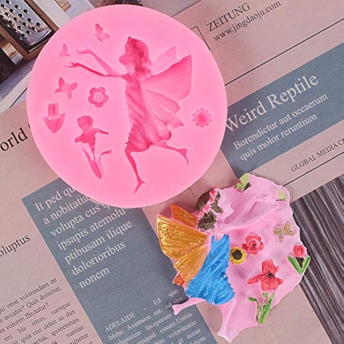 Juego de 3 moldes de silicona para decoración