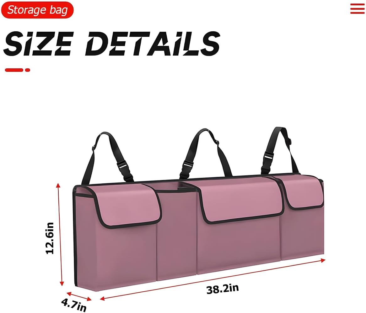 Organizador de Maletero BELOMI, Impermeable, Plegable, 4 Bolsillos