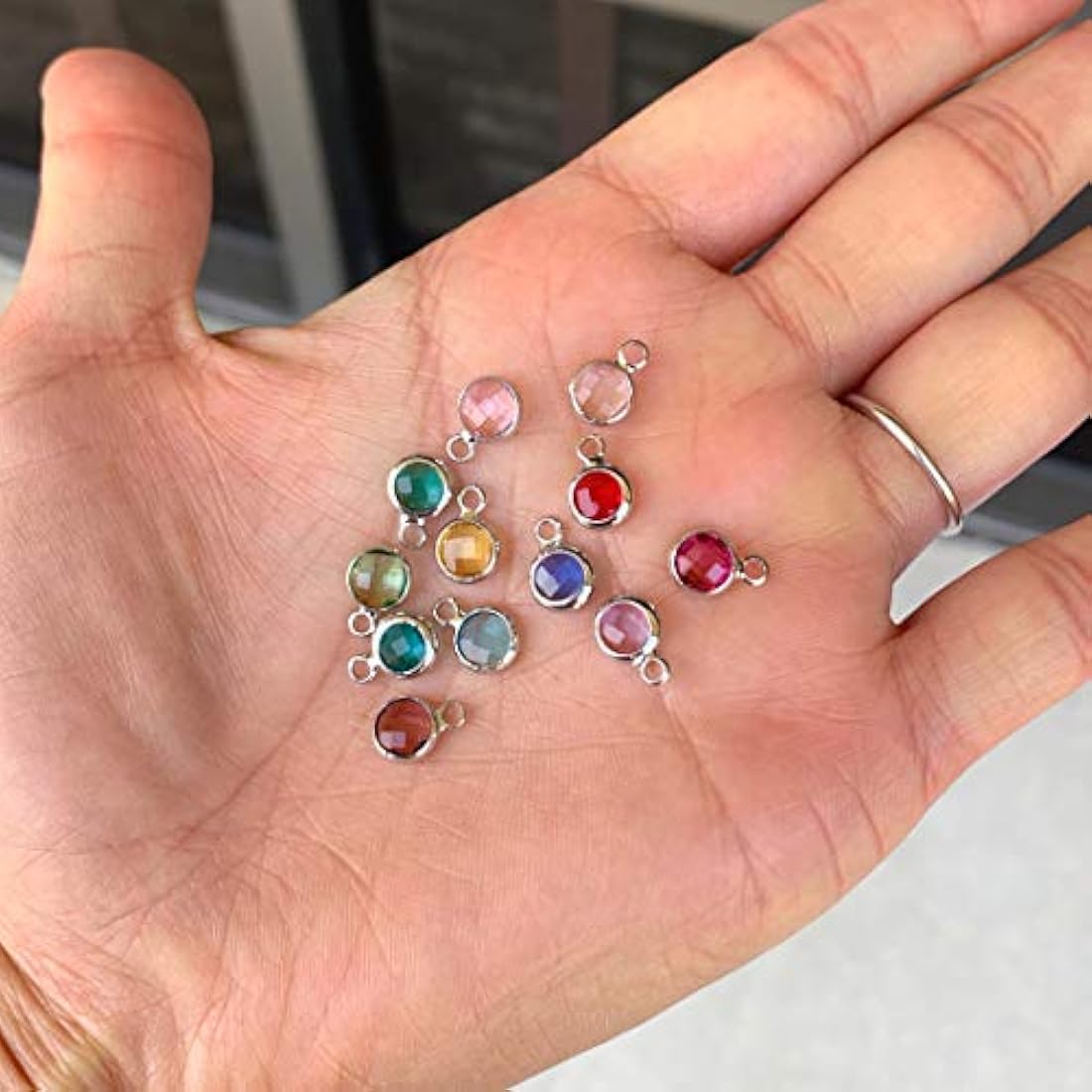 Abalorios de piedra natal de alta calidad