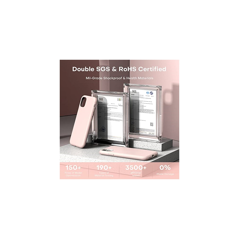 Fundas y Estuches para iPhone 11 de Silicona Rosado