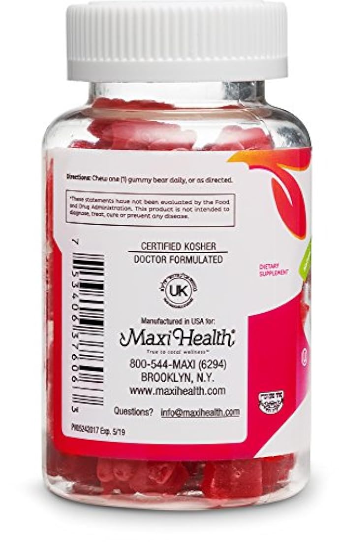 Vitamin D3 Suplemento de sabor a cereza para niños y adulto