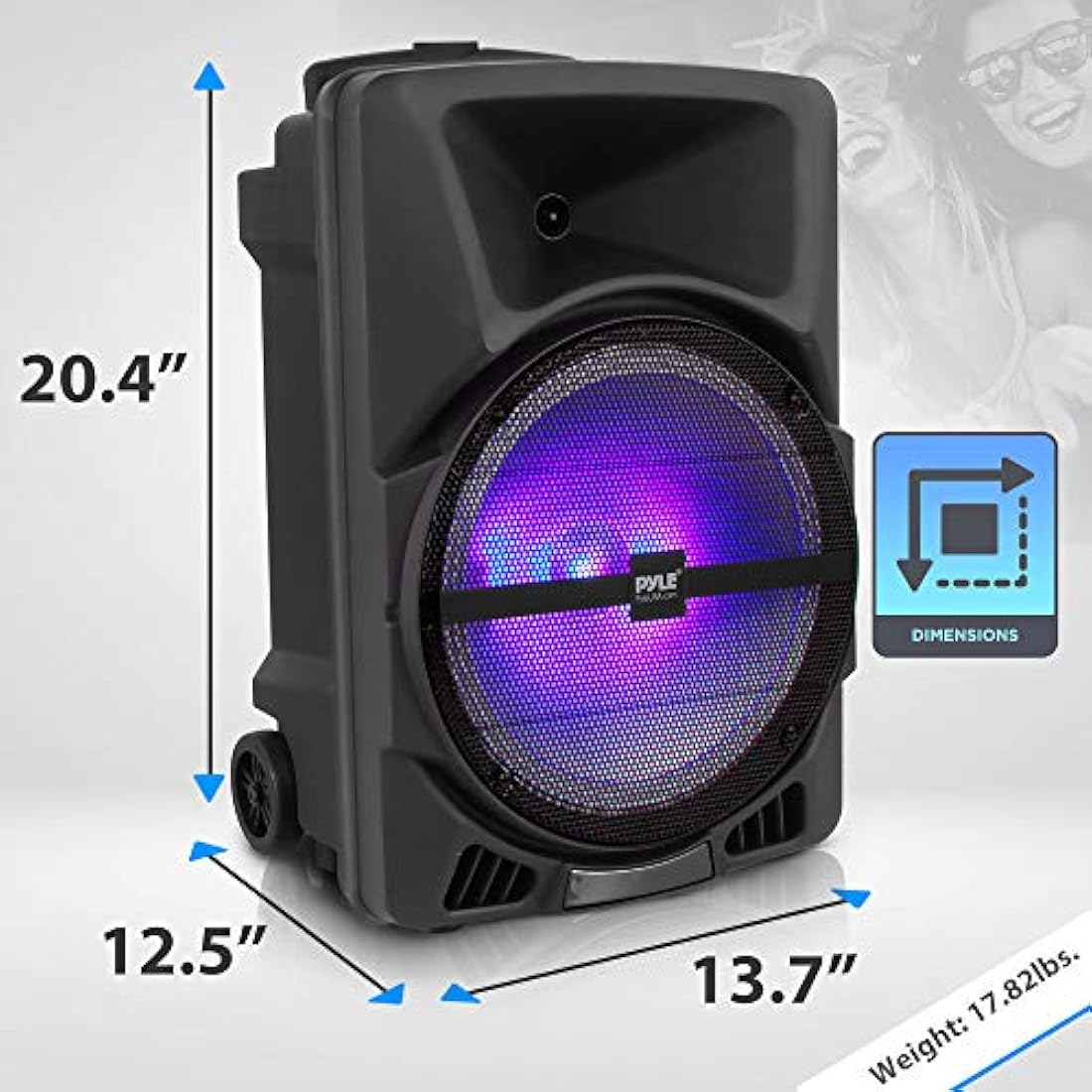 Parlante Portátil inalámbrico PYLE-PRO PPHP1244B