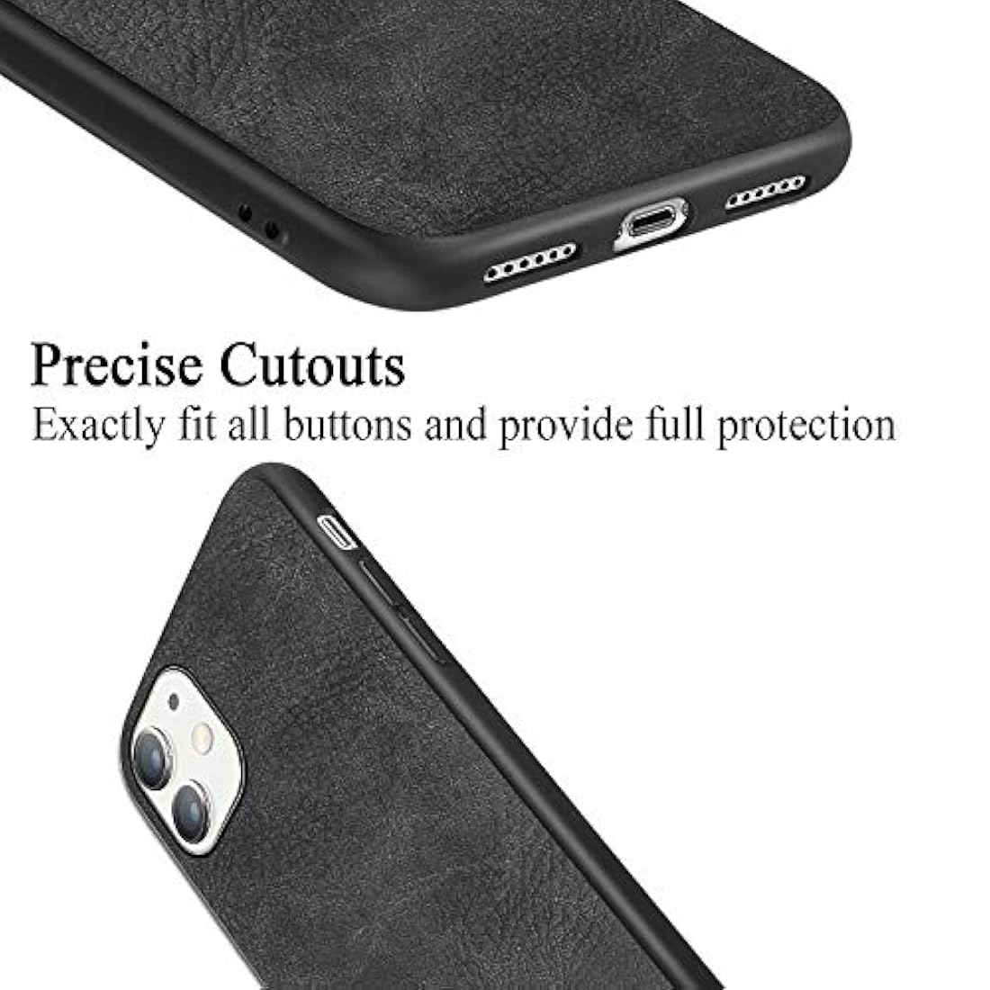 Funda para iPhone 11, piel sintética, diseño vintage