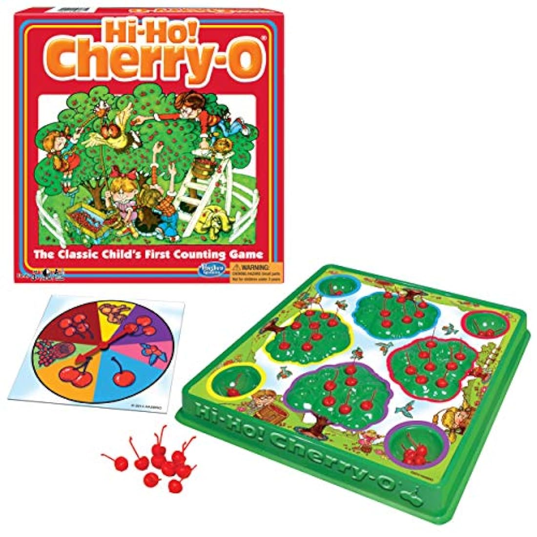 Winning Moves Hi-Ho! Cherry-O Juego de conteo, ninguno , Multicolor