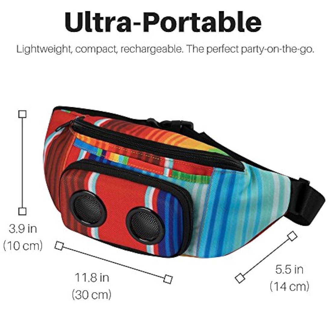 La Rager Fanny -altavoces con  Bluetooth fannypack.