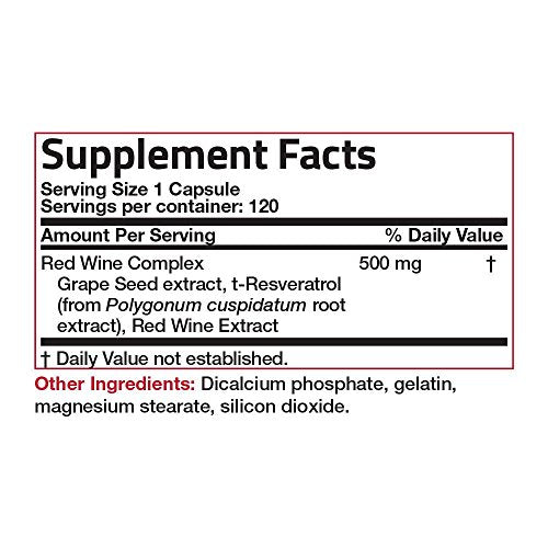 Bronson Resveratrol 500 Complex, 120 Cápsulas