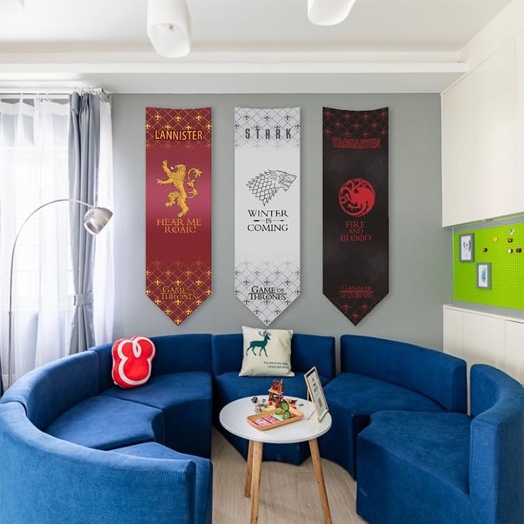 Bandera Juego de Tronos Stark 149x45CM