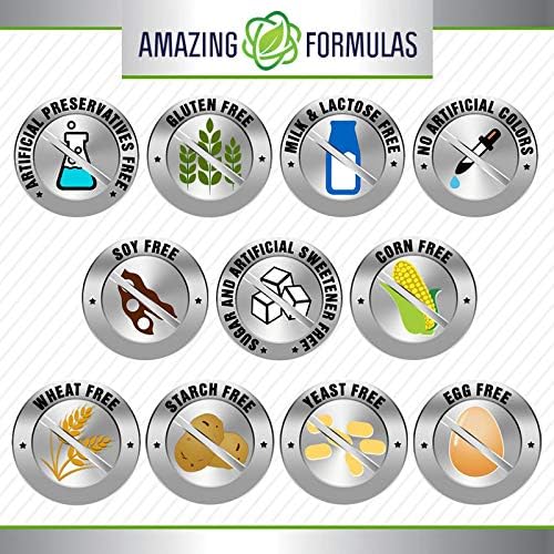 Suplemento de Taurina Amazing Formulas 1000 mg 100 Cápsulas
