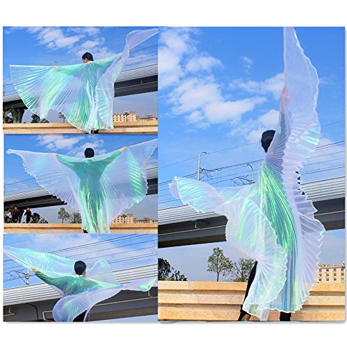 Disfraces de danza del vientre con luces led para carnaval