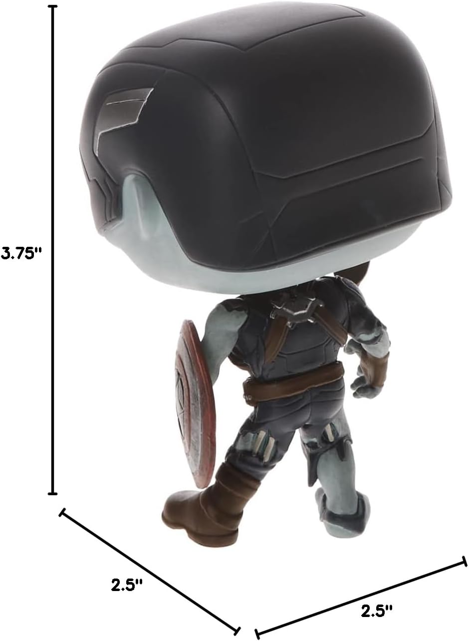 Funko Pop! Marvel: Zombie Capitán América Vinilo Bobblehead