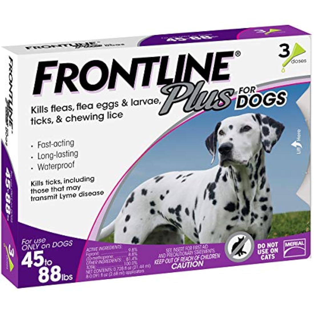 Tratamiento para perros pequeños pulgas y garrapatas.