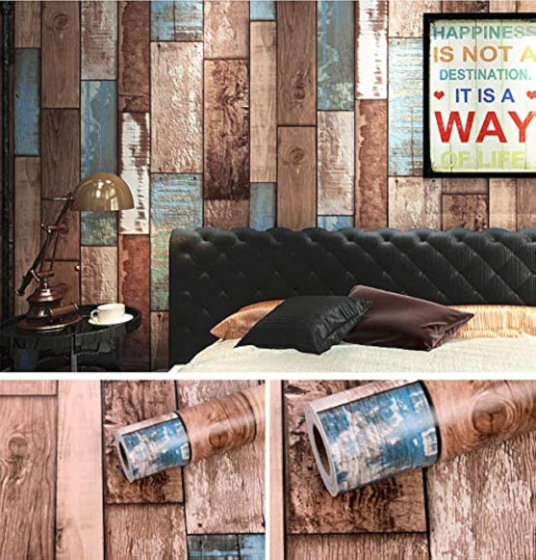 Papel pintado autoadhesivo, estilo vintage, para pared