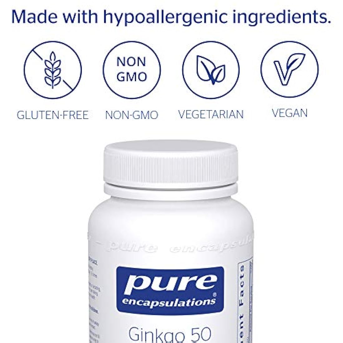 Pure Encapsulations – Ginkgo de 50 160 mg, 766298003047, 1