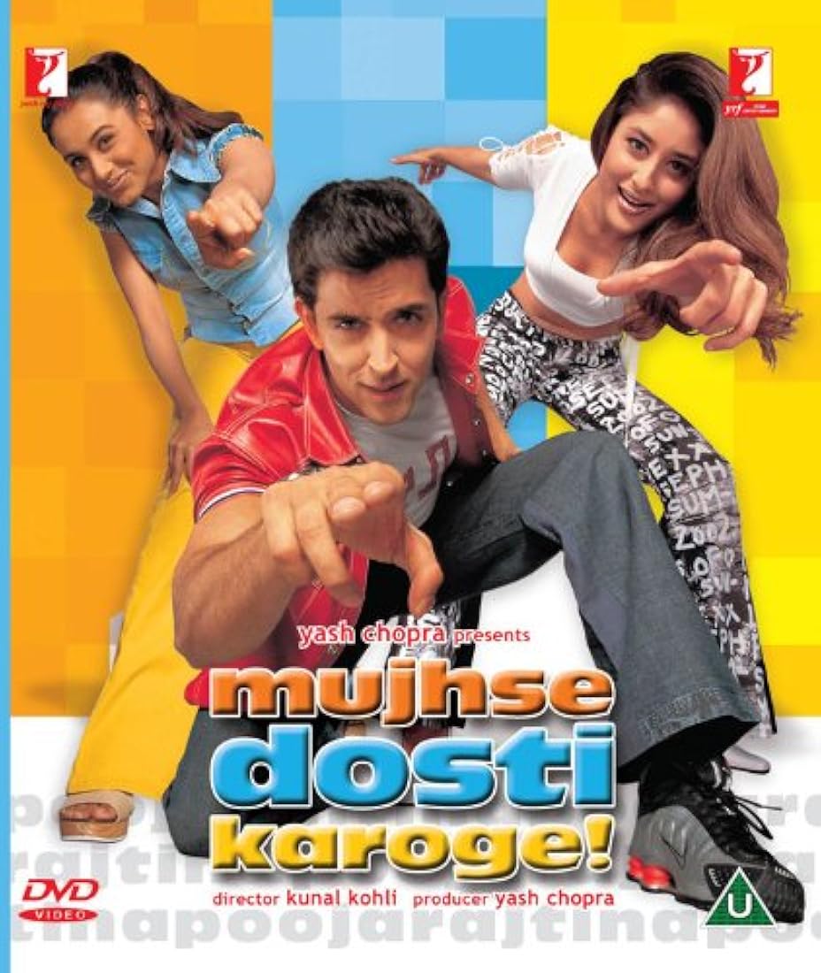 DVD de Mujhse Dosti Karoge Bollywood con subtítulos en inglés