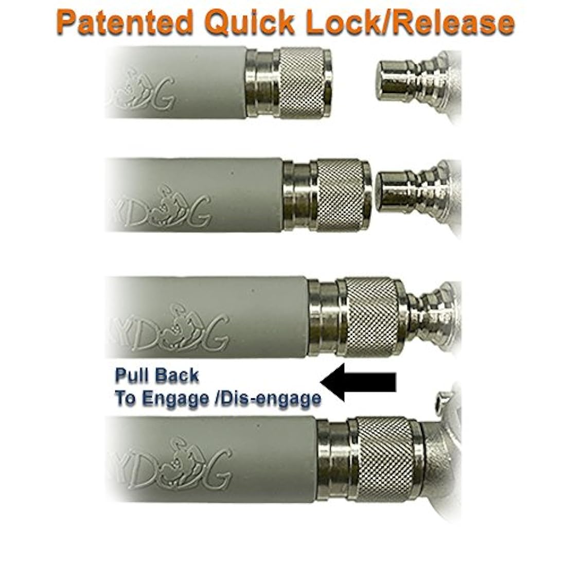 Manos libres para correa de perro en bicicleta