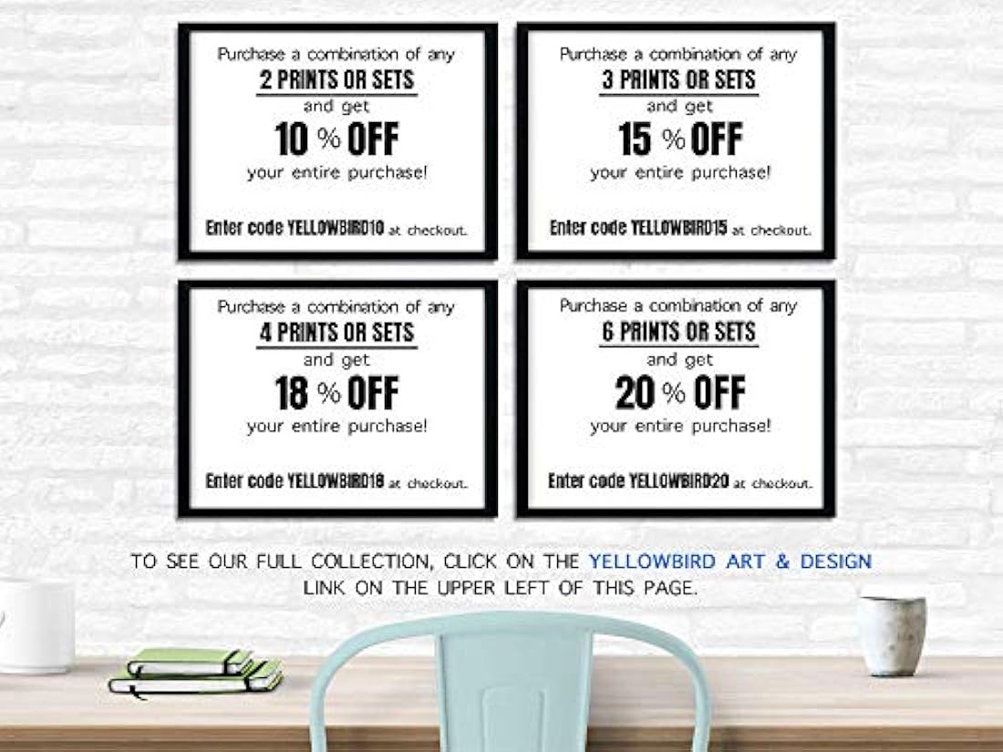 Conjunto de impresión de arte de pared