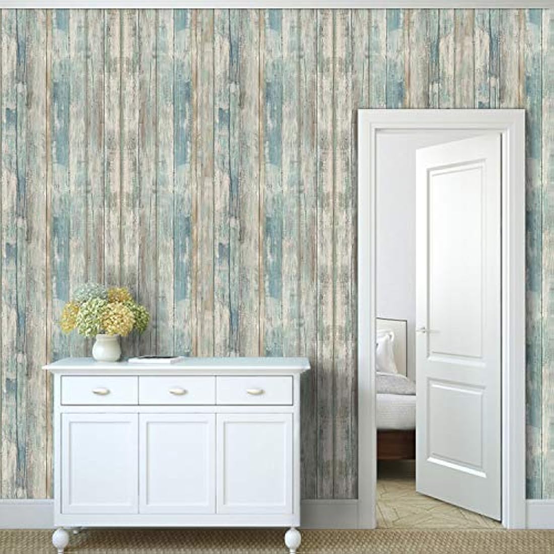 Vinilos Decorativos pintado de madera autoadhesivo