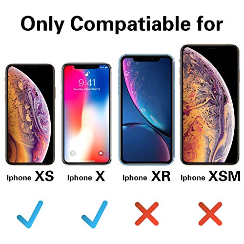 OTOFLY Funda de goma de gel de silicona líquida a prueba de golpes para iPhone Xs/iPhone X, antiarañazos y huellas dactilares, compatible con iPhone X/iPhone Xs de 5.8 pulgadas (2018), morado lila