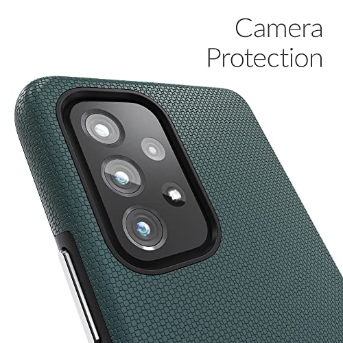 Crave Dual Guard - Funda para Samsung Galaxy A53, protección a prueba de golpes, doble capa para Samsung Galaxy A53 5G, color verde bosque