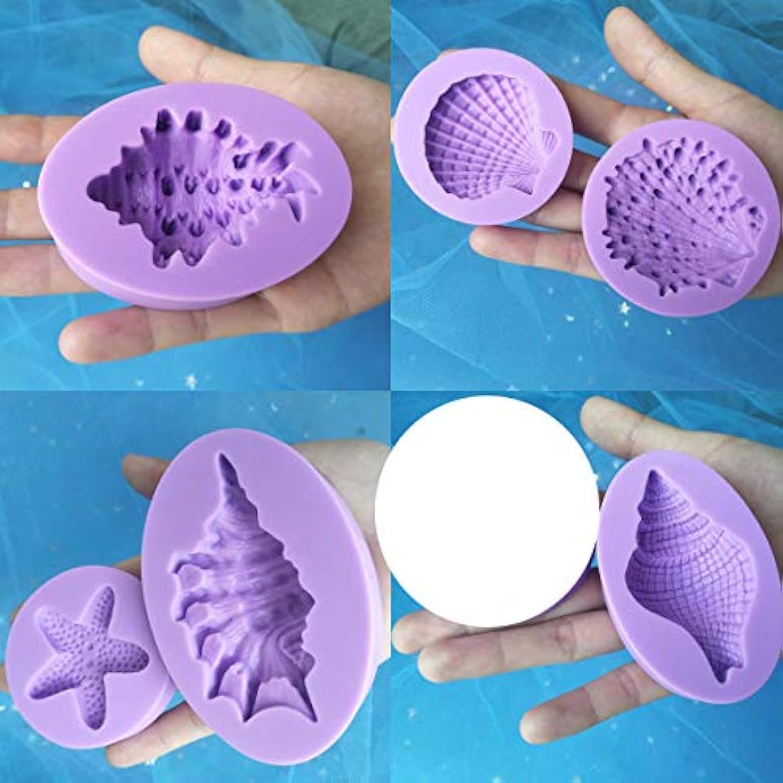 Anyana Seashell - Molde de silicona para fondant