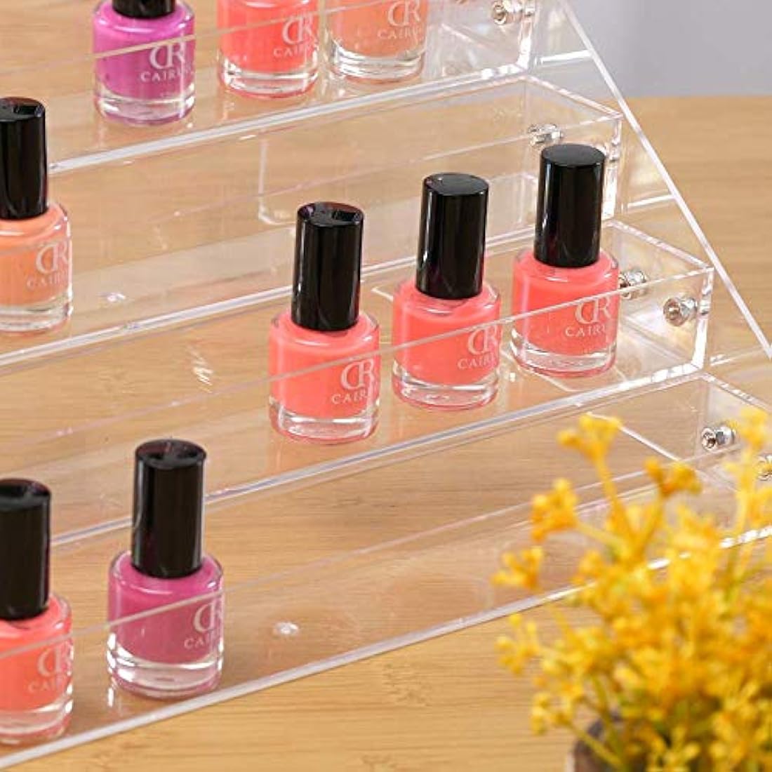 Benbilry Organizador de maquillaje transparente