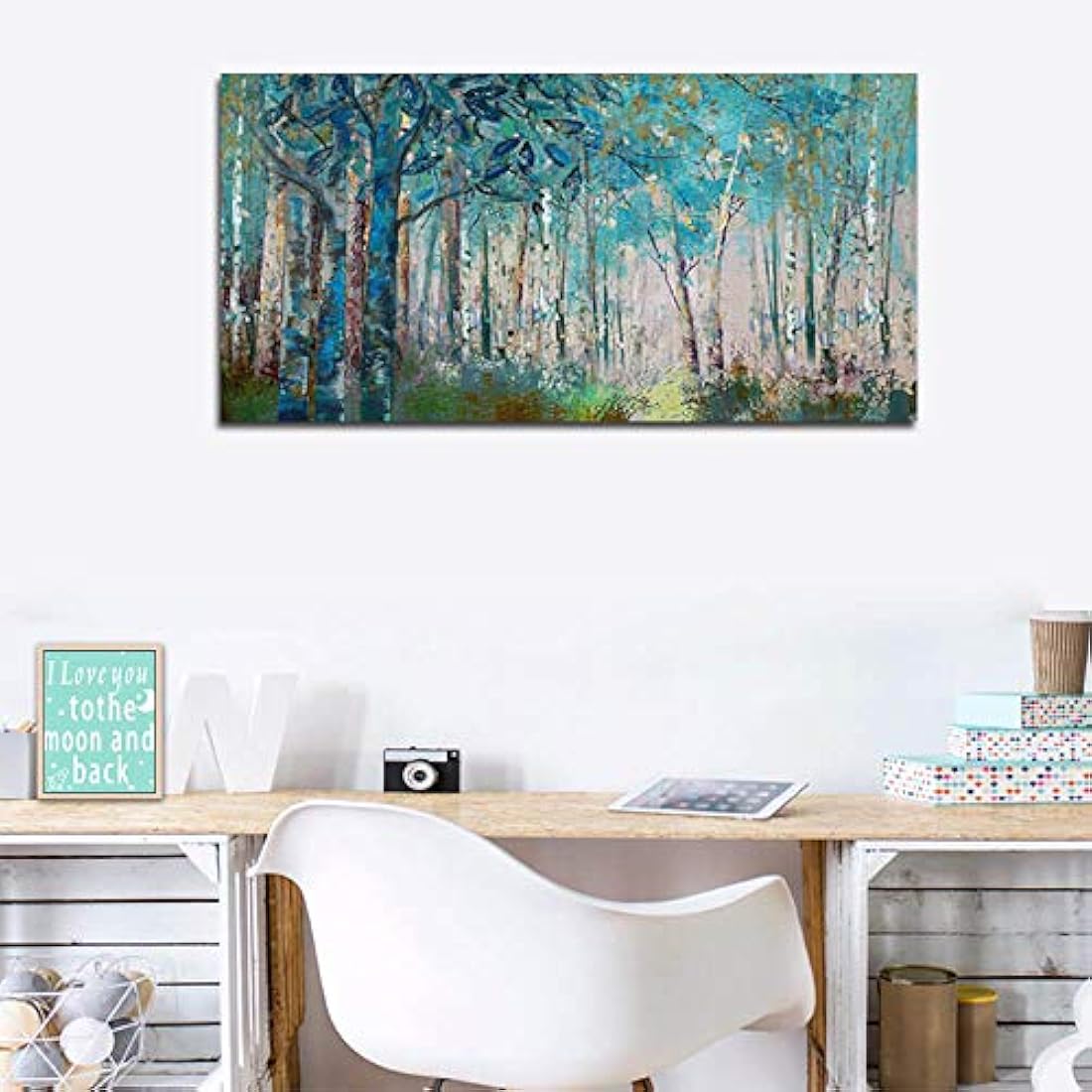 Lienzo decorativo para pared, diseño de paisaje moderno