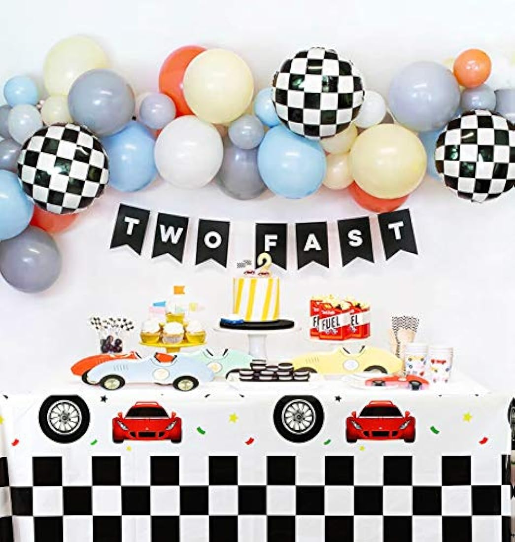2 piezas de plástico para coche de carreras para niños
