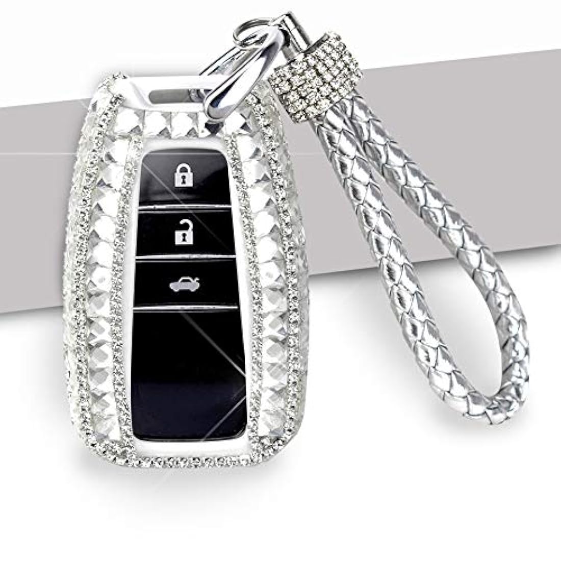 PGONE - Llavero para llave de coche con cristales brillantes