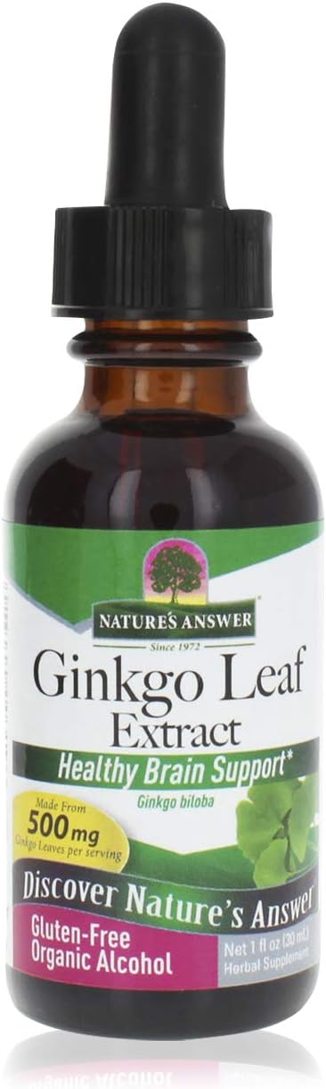 Ginkgo Leaf con Alcohol Orgánico | Función Cognitiva Energía