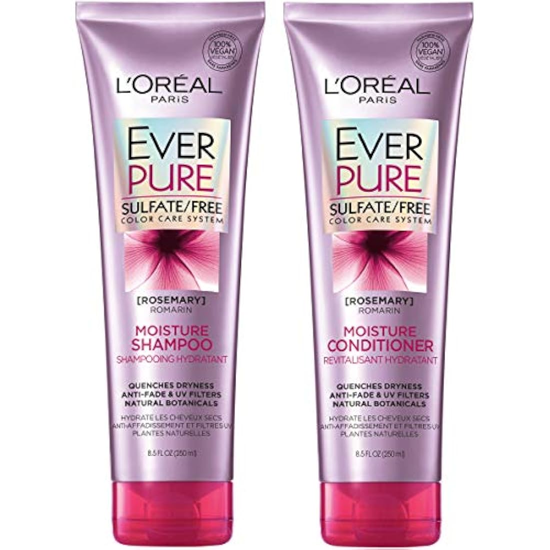 Kit de champú y acondicionador para cabello con color