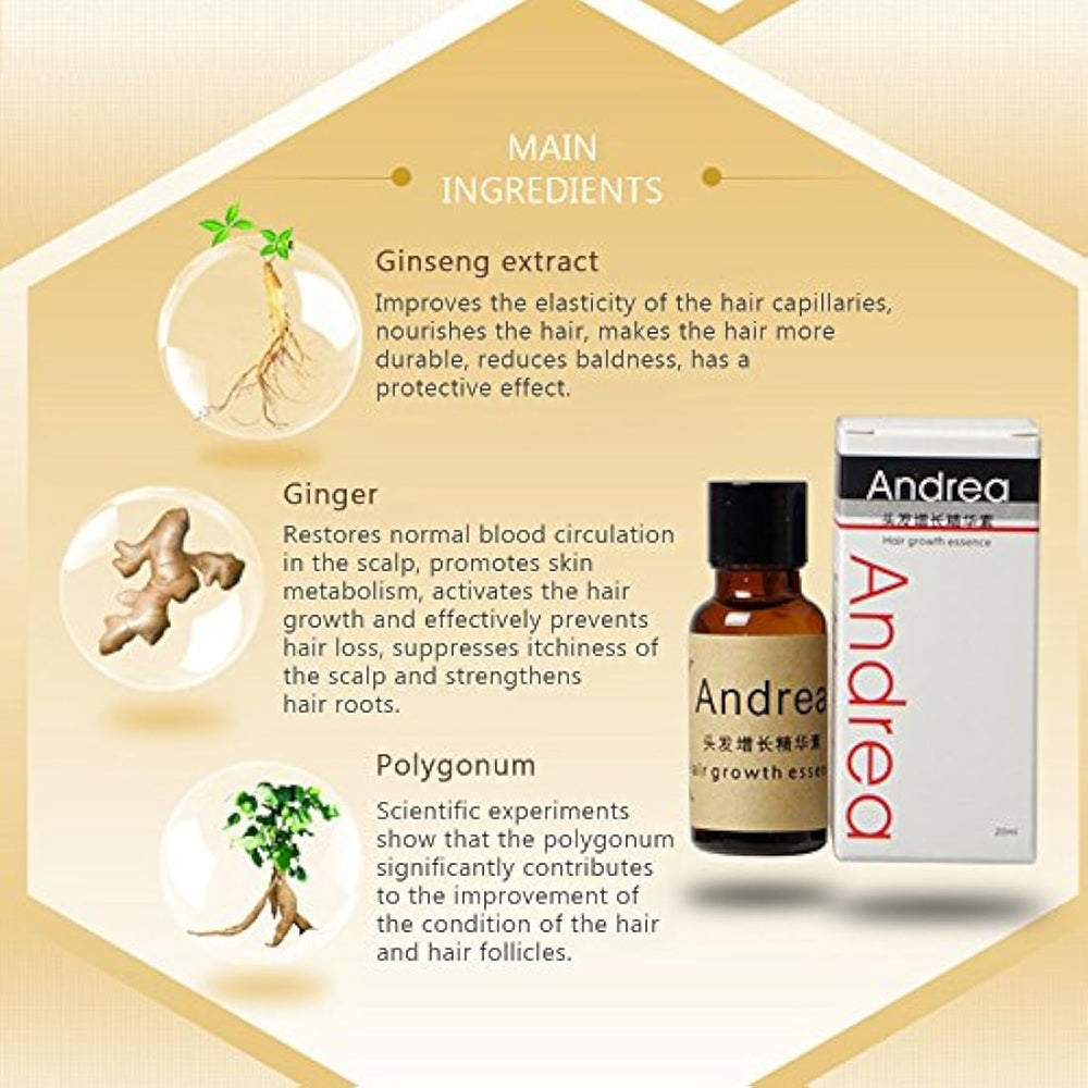 Andrea tratamiento esencial para el crecimiento del cabello