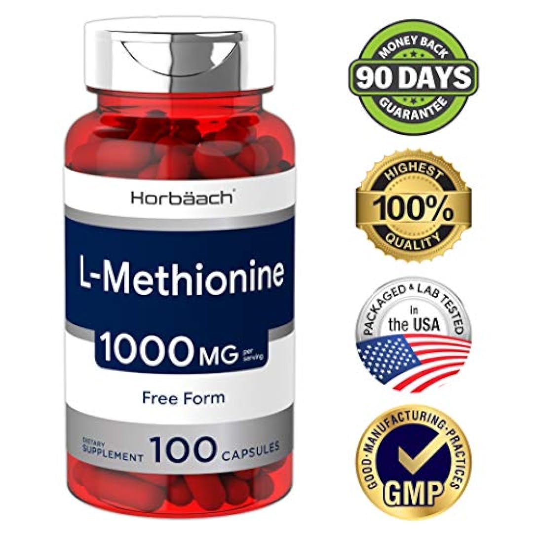 Methionine 1000 mg sin gluten